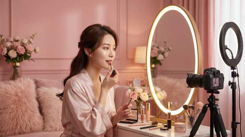 国产自拍美妆视频教程